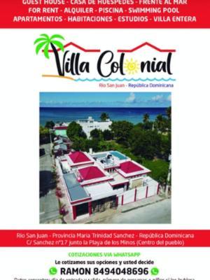Villa Colonial Suite N 3 Familiar Rio San Juan Exterior photo